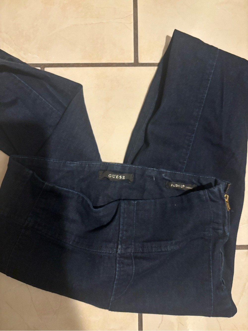 GUESS Dark Navy Stretch Jeggings - Slim Push-Up Style